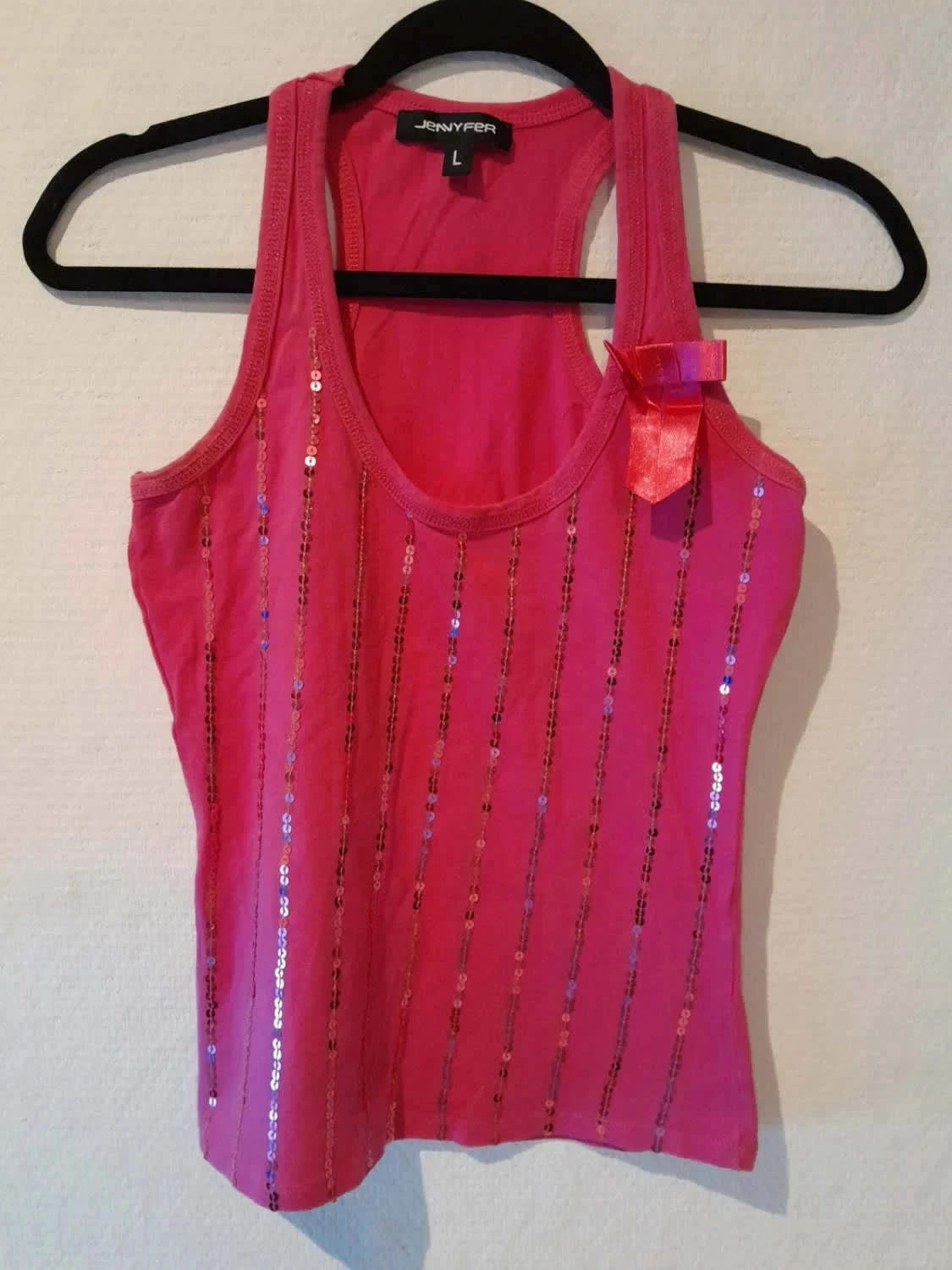 Haut Jennyfer L rose fuchsia sans manches